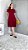 VESTIDO ALGODÃO BABADO LISO  - MARSALA - Imagem 2
