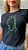 TSHIRT NO ALGODÃO GOLA NA RIBANA CAVALO ALTO RELEVO NEON - PRETA - Imagem 1