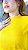 BLUSA GOLA ALTA BÁSICA- AMARELO - Imagem 3