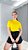 BLUSA GOLA ALTA BÁSICA- AMARELO - Imagem 2