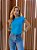 BLUSA MUSCLE TEE BÁSIC -AZUL TURQUESA - Imagem 5