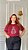 TSHIRT NO ALGODÃO PLUS SIZE NOSSA SENHORA APARECIDA PEDRARIA- MARSALA - Imagem 2