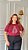 TSHIRT NO ALGODÃO PLUS SIZE NOSSA SENHORA APARECIDA PEDRARIA- MARSALA - Imagem 3