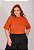 BLUSA GOLA ALTA PLUS SIZE BÁSICA - TERRA COTA - Imagem 1