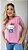 TSHIRT NO ALGODÃO GOLA NA RIBANA HELLO KITTY - ROSA IORGUTE - Imagem 2