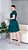 VESTIDO ALGODÃO BABADO LISO - VERDE - Imagem 4