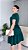 VESTIDO ALGODÃO BABADO LISO - VERDE - Imagem 6