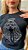 TSHIRT NO ALGODÃO GOLA NA RIBANA NOSSA SENHORA APARECIDA PEDRARIA -PRETA - Imagem 2