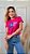 TSHIRT NO ALGODÃO GOLA NA RIBANA LILO & STITCH - ROSA PINK - Imagem 2