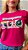 TSHIRT NO ALGODÃO GOLA NA RIBANA MENINAS SUPER PODEROSAS-ROSA PINK - Imagem 1