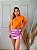 CROPPED ALGODÃO GOLA NA RIBANA AMOUR PARIS LANTEJOULAS-LARANJA - Imagem 3