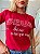 TSHIRT NO ALGODÃO GOLA NA RIBANA DEUS É BOM PEDRARIA-VERMELHA - Imagem 1
