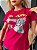 TSHIRT NO ALGODÃO GOLA NA RIBANA TOM E JERRY - ROSA PINK - Imagem 1