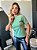 BLUSA GOLA ALTA BÁSICA - MENTA - Imagem 1
