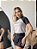 T-SHIRT RAGLAN AMORE - CINZA C/ PRETO - Imagem 4