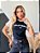 T-SHIRT RAGLAN CALIFÓRNIA - PRETO C/ BRANCO - Imagem 2