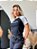 T-SHIRT RAGLAN AMORE- PRETO C/ CINZA - Imagem 4