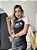 TSHIRT RAGLAN TRÊS BORBOLETAS PEDRARIA - PRETO C/ BRANCO - Imagem 4