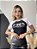 TSHIRT RAGLAN TRÊS BORBOLETAS PEDRARIA - PRETO C/ BRANCO - Imagem 2
