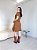 VESTIDO BOHO LISO COM FENDA  - AVELÃ - Imagem 5