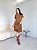 VESTIDO BOHO LISO COM FENDA  - AVELÃ - Imagem 3