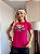 TSHIRT NO ALGODÃO GOLA NA RIBANA FLORZINHA FITNESS-ROSA PINK - Imagem 3