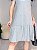 VESTIDO ALGODÃO BABADO LISO-CINZA MESCLA - Imagem 1