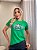 TSHIRT NO ALGODÃO GOLA NA RIBANA DOCINHO - VERDE - Imagem 2