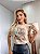TSHIRT NO ALGODÃO GOLA NA RIBANA BOTA FLORES-NUDE - Imagem 2
