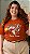 TSHIRT NO ALGODÃO PLUS SIZE TRUE LOVE PEDRARIA-TERRA COTA - Imagem 3