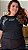 TSHIRT NO ALGODÃO PLUS SIZE TUA GRAÇA ME BASTA PONTO DE LUZ-PRETA - Imagem 1