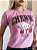 TSHIRT NO ALGODÃO GOLA NA RIBANA HELLO KITTY CHERRY -ROSA IORGUT - Imagem 1
