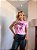 TSHIRT NO ALGODÃO GOLA NA RIBANA HELLO KITTY CHERRY -ROSA IORGUT - Imagem 4