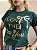TSHIRT NO ALGODÃO GOLA NA RIBANA LOVE THE PEDRARIA- VERDE MUSGO - Imagem 1