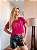 CROPPED ALGODÃO GOLA NA RIBANA LOVE PEDRARIA-ROSA PINK - Imagem 4