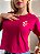 CROPPED ALGODÃO BORDADO GOLA NA RIBANA GIRASSOL - ROSA PINK - Imagem 1