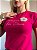 TSHIRT NO ALGODÃO GOLA NA RIBANA SEMPRE FOI DEUS- ROSA PINK - Imagem 1