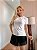 TSHIRT NO ALGODÃO GOLA NA RIBANA FLORES MINIMALISTAS- BRANCA - Imagem 3