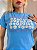 TSHIRT NO ALGODÃO GOLA NA RIBANA BLOOMING PÉROLAS-AZUL CÉU - Imagem 1