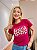 TSHIRT NO ALGODÃO GOLA NA RIBANA BLOOMING-ROSA PINK - Imagem 4