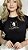 TSHIRT BORDADA MINIMALISTA NO ALGODÃO GOLA NA RIBANA BOTA COWGIRLS-PRETA - Imagem 2