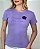 TSHIRT NO ALGODÃO GOLA NA RIBANA SEMPRE FOI DEUS - LILÁS - Imagem 1