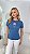 TSHIRT FEMININA FLOR BORDADA- AZUL JEANS - Imagem 4