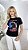 TSHIRT FEMININA COUNTRY WITH HORSES- PRETA - Imagem 4
