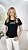TSHIRT FEMININA CHIC PEDRARIA - PRETA - Imagem 2