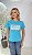 TSHIRT BLOOMING PÉROLAS-AZUL CELESTE - Imagem 4