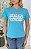 TSHIRT BLOOMING PÉROLAS-AZUL CELESTE - Imagem 1