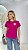 TSHIRT FLORES BOLSO PEDRARIA - ROSA FÚCSIA - Imagem 3
