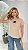 TSHIRT FLOR EM PONTO DE LUZ-NUDE - Imagem 2