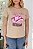TSHIRT FEMININA CHAPÉU LETS GO PEDRARIA - NUDE - Imagem 1
